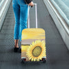 Sunflower Beach Luggage Cover/Small 18"-21" - Inspirate to Paint Designs