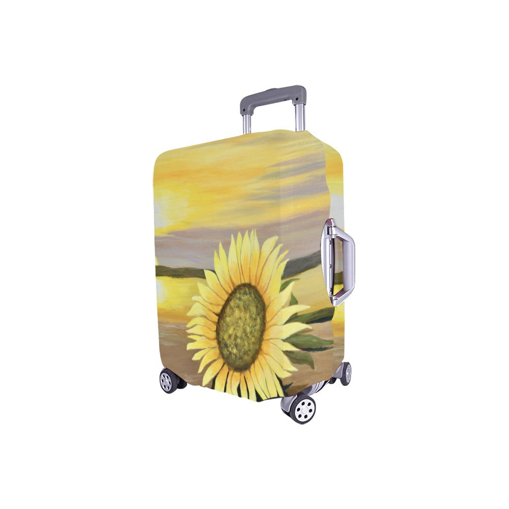 Sunflower Beach Luggage Cover/Small 18