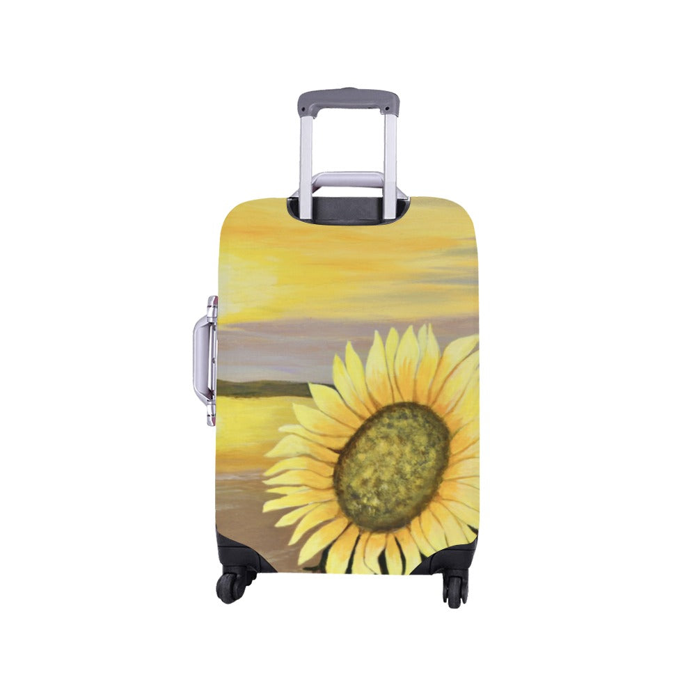 Sunflower Beach Luggage Cover/Small 18